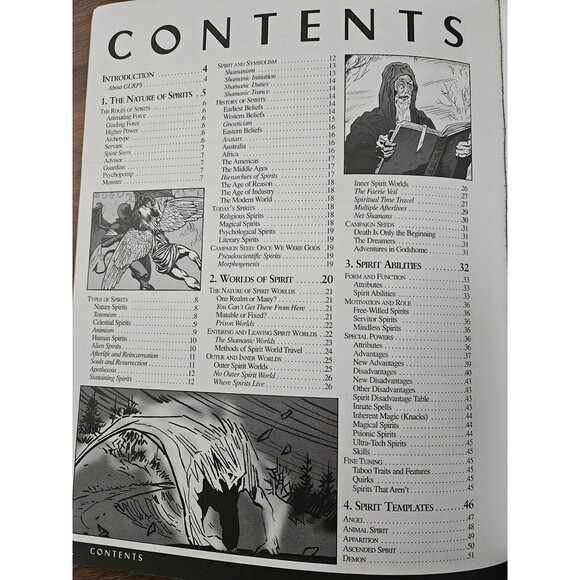 Steve Jackson Games GURPS Spirits By Stephen Kenson Role Playing 1st Ed 2001 - Picture 5 of 7